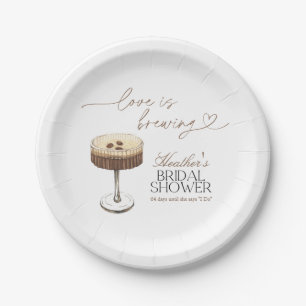 Espresso Martini Love Is Brewing Bruiloftsborrel Papieren Bordje
