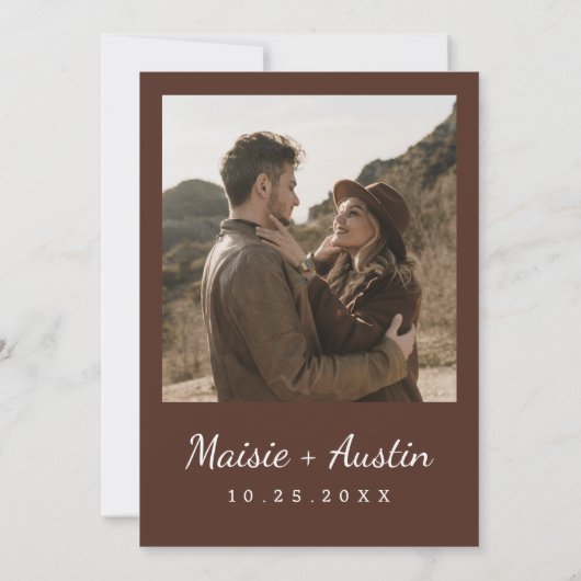 Espresso Martini Love Is Brewing Bruiloftsfeest Kaart (Achterkant)