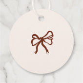 Espresso Martini Love is brouwen Bruids Dank u Bedankjes Labels (Achterkant)