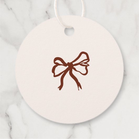 Espresso Martini Love is brouwen Bruids Dank u Bedankjes Labels (Achterkant)