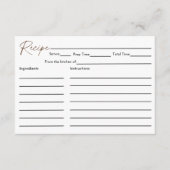 Espresso Martini Love is het brouwen van recepten Informatiekaartje (Voorkant)