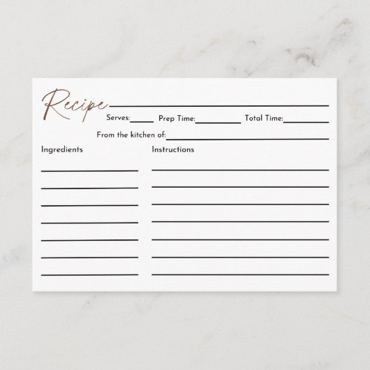 Espresso Martini Love is het brouwen van recepten Informatiekaartje (Voorkant)