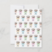 Espresso Martini Monogram briefpapier Bedankkaart (Achterkant)