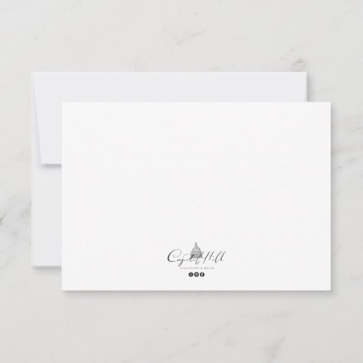 Espresso Martini Notecard Bedankkaart (Achterkant)