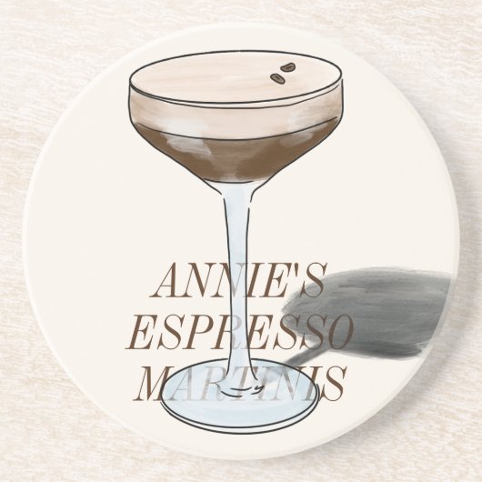 Espresso Martini Onderzetter (Voorkant)