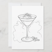 Espresso Martini Paint en Sip Afbeeldingen Kaart (Voorkant)