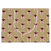 Espresso Martini Pattern Groot Cadeauzakje (Voorkant)