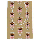 Espresso Martini Pattern Medium Cadeauzakje (Voorkant)