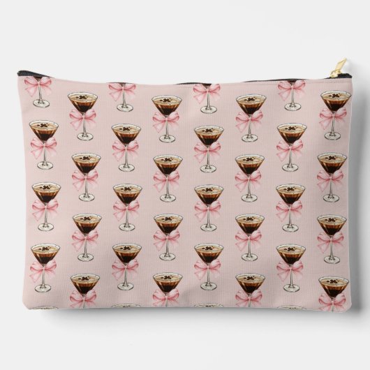 Espresso Martini Pattern Pink Etui (Achterkant)