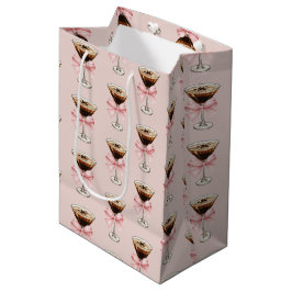Espresso Martini Pattern Pink Medium Cadeauzakje