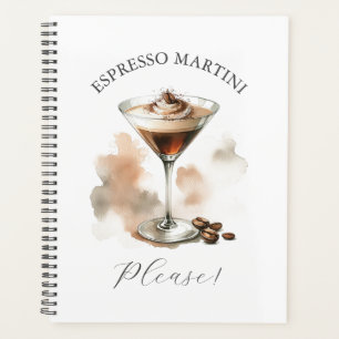 Espresso Martini Please Schattig Cocktail Thema Planner