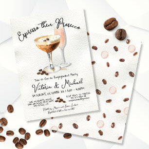 Espresso Martini Prosecco Verlovingsfeest Kaart