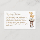 Espresso Martini Schattige Display Douche Baby sho Informatiekaartje (Voorkant)