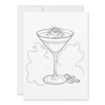Espresso Martini Schilderen en Drinken Foto's