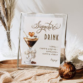 Espresso Martini Signature Cocktail Poster