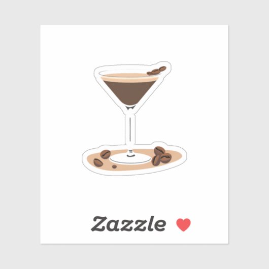 Espresso Martini Sticker (Vel)