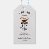 Espresso Martini Tini Beetje Ouder Verjaardag Beda Cadeaulabel (Achterkant)