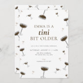 Espresso Martini Tini Beetje Ouder Verjaardag Uitn Kaart (Voorkant / Achterkant)