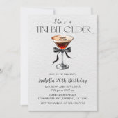 Espresso Martini Tini Beetje Ouder Verjaardagsfees Kaart (Voorkant)