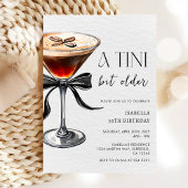 Espresso Martini Tini Beetje Ouder Verjaardagsfees Kaart
