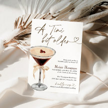 Espresso Martini Tini Beetje Ouder Verjaardagsfees