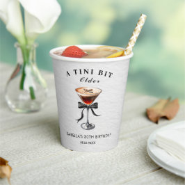 Espresso Martini Tini Bit Older Birthday Party Papieren Bekers