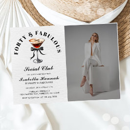 Espresso Martini Tini Bit Oudere 40e Verjaardag Fo Kaart