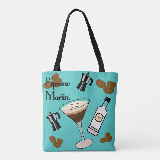 Espresso Martini Tote Bag (Achterkant)