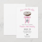 Espresso Martini Uitnodiging voor verjaardag (Voorkant / Achterkant)