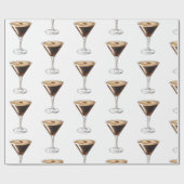 Espresso Martini-viering Cadeaupapier (Vlak)