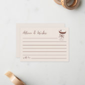 Espresso Martini Vrijgezellenfeest Advies en wense Notitiekaartje (Voorkant / Achterkant in situ)