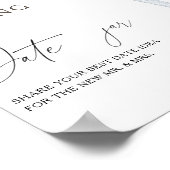 Espresso Martini Vrijgezellenfeest Datum nacht ide Poster (Hoek)