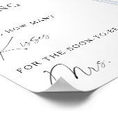 Espresso Martini Vrijgezellenfeest Hoeveel kussen Poster (Hoek)