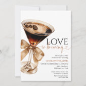 Espresso Martini Vrijgezellenfeest Kaart (Voorkant)