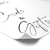 Espresso Martini Vrijgezellenfeest Kaarten en gesc Poster (Hoek)