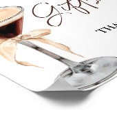 Espresso Martini Vrijgezellenfeest Kaarten & Gesch Poster (Hoek)