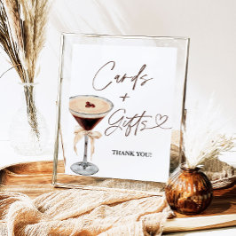 Espresso Martini Vrijgezellenfeest Kaarten & Gesch Poster