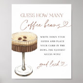 Espresso Martini Vrijgezellenfeest Raad eens hoeve Poster (Voorkant)