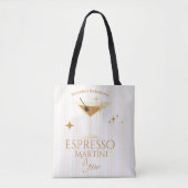 Espresso Martini vrijgezellenfeest Tote Bag (Voorkant)