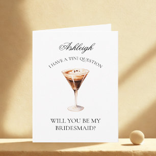 Espresso Martini Wil je mijn bruidsmeisje zijn kaa