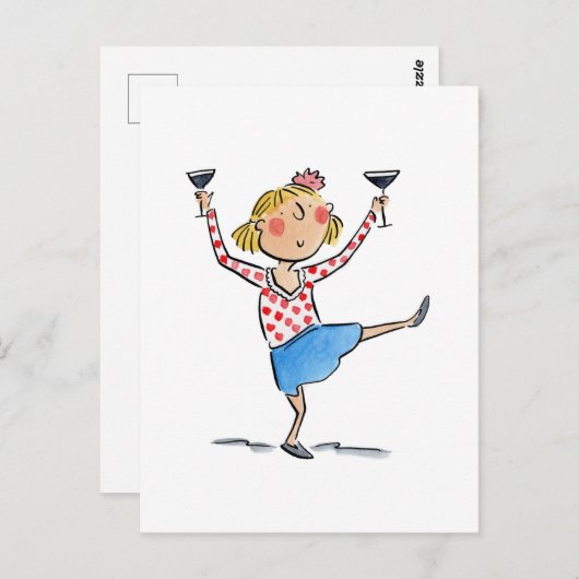 Espresso Martinis Briefkaart (Voorkant / Achterkant)