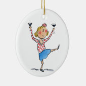 Espresso Martinis Keramisch Ornament (Rechts)