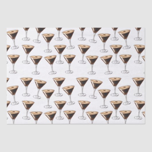 Espresso Martinis Tissuepapier (Voorkant)
