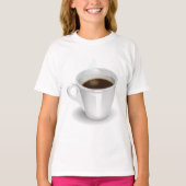 Espresso meisjes T-shirt (Voorkant)