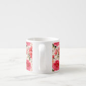Espresso Mok-bloemenprint Kop (Achterkant)