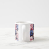 Espresso Mok-bloemenprint Kop (Achterkant)