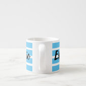 Espresso Mok - Blue Hoops (Achterkant)