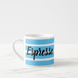 Espresso Mok - Blue Hoops