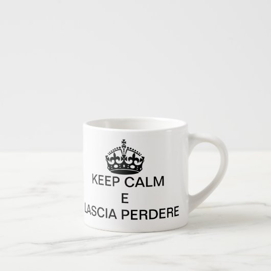 Espresso Mok, Espresso Cup, koffie Mok, Keep Calm Espresso Kop (Rechts)