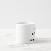 Espresso Mok, Espresso Cup, koffie Mok, Keep Calm Kop (Voorkant)